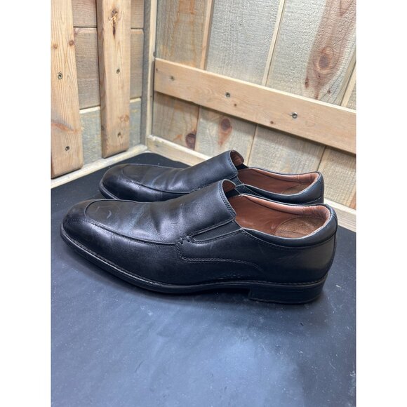 Johnston & Murphy XC4 Mens Size 13 Black Leather Slip-On Dress Shoes